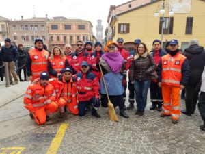 Il gruppo della Pubblica Assistenza