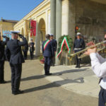 Nicolò mentre suona il Silenzio